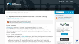 CA Agile Central Software Review: Overview – Features – Pricing