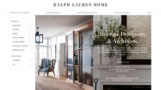 Login - Trade Professionals - Ralph Lauren Home ...