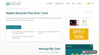 Ralphs Rewards Plus Visa® Card - Credit Card Insider