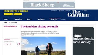 The Ramblers blazing new trails | Travel | The Guardian