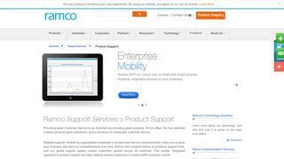 Product Support Customer Services – Ticket ... - Ramco Systems