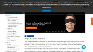 Ramco ERP On Cloud Features - ERP on Cloud | Ramco Systems