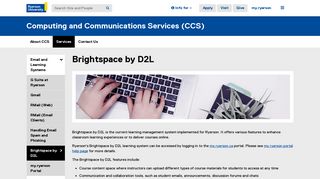 Brightspace by D2L - Computing and ... - Ryerson University