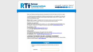 E-Learning Portal Login - Ramsay eLearning - Janison
