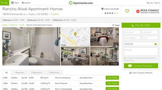 Rancho Alisal Apartment Homes Apartments - Tustin, CA | Apartments ...