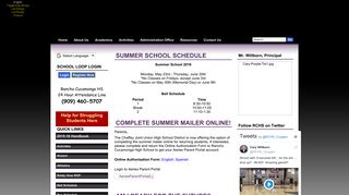 Rancho Cucamonga High School: Home Page - School Loop