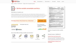 Randalls Remarkable Card - Fill Online, Printable, Fillable, Blank ...