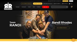 Watch the Randi Rhodes Talk Radio Show streaming LIVE