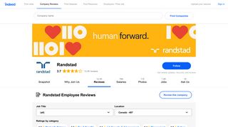Working at Randstad: 494 Reviews | Indeed.com