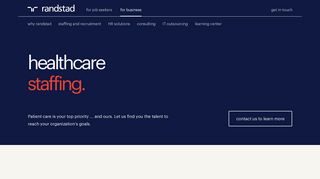 Healthcare Staffing | Randstad USA