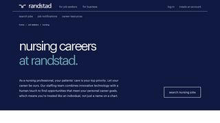 Nursing Careers | Randstad Healthcare - Randstad USA