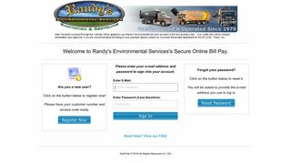 Randy's Environmental Services Online Bill Pay - Soft-Pak