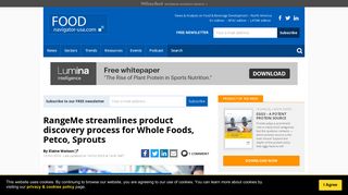 RangeMe streamlines product discovery for Whole Foods, Sprouts