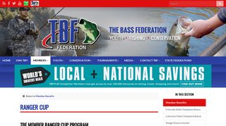 Ranger Cup – The Bass Federation (TBF)