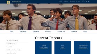 Current Parents - Jesuit College Preparatory School of Dallas