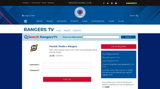 Here - Rangers Football Club, Official Website