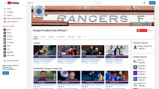 Rangers Football Club (Official) - YouTube