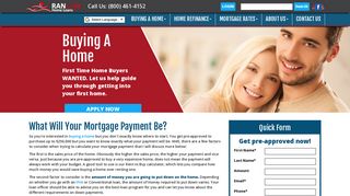 Estimate Mortgage Payment | RANLife - RANLife Home Loans