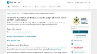 The Royal Australian and New Zealand College of Psychiatrists ...