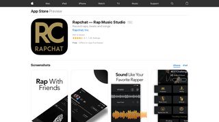 Rapchat — Rap Music Studio on the App Store - iTunes - Apple