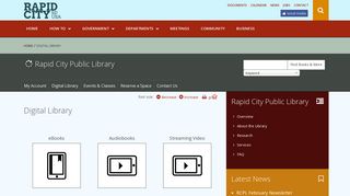 Digital Library | Rapid City South Dakota - City of Rapid City