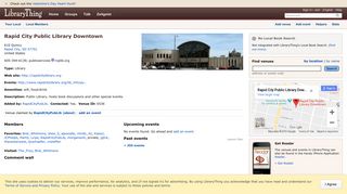 Rapid City Public Library Downtown in Rapid City, SD | LibraryThing ...