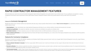 Contractor Management Software - Rapid Contractor Features | Rapid ...