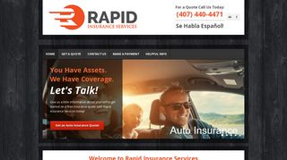 Rapid Insurance Services - Home