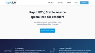 Rapid IPTV, Premium Internet TV Subscription