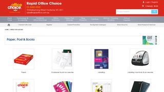 Paper, Post & Books - Product Browse | Rapid Office Choice