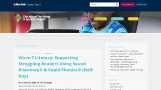 Wave 3 Literacy: Supporting Struggling Readers Using Sound ...