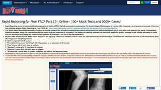 FRCR 2B Rapid Reporting - 100+ Mock Tests & 3000+ films