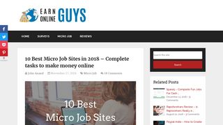 10 Best Micro Job Sites in 2018 - Complete tasks to make money ...