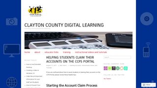 Helping Students Claim Their Accounts on the CCPS Portal | Clayton ...