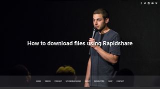 How to download files using Rapidshare - AriMannis.com