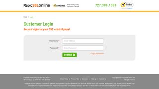 Login - RapidSSLonline.com