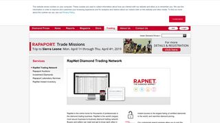 RapNet Diamond Trading Network - Diamonds.net