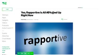 Yes, Rapportive Is All #$%@ed Up Right Now | TechCrunch
