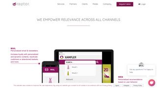 Raptor Services - Empower Relevance - Personalized Recommendation