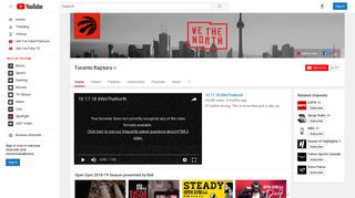 Toronto Raptors - YouTube
