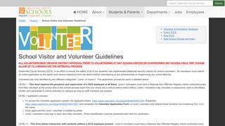 School Visitor and Volunteer Guidelines - Greenville County Schools