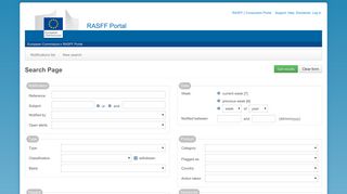 RASFF Portal - europa.eu
