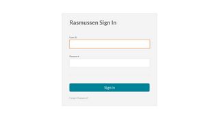 Rasmussen: Login