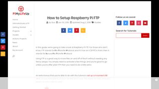 How to Setup Raspberry Pi FTP - Pi My Life Up