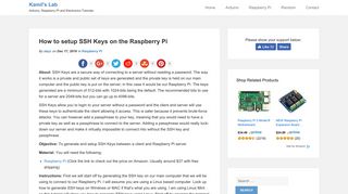 How to setup SSH Keys on the Raspberry Pi – Kamil's Lab