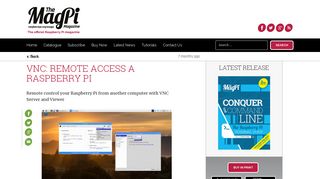 VNC: Beginner's guide to Raspberry Pi remote accessThe MagPi ...