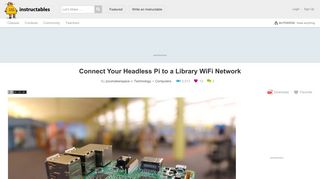 Connect Your Headless Pi to a Library WiFi Network: 7 Steps