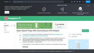 pi 3 - Open Splash Page After Connecting to Wifi Hotspot ...