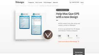 Help Mas Que GPS with a new design | Other design contest