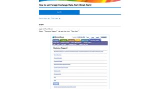 How to set Foreign Exchange Rate Alert (Email Alert) | Shinseibank.com
